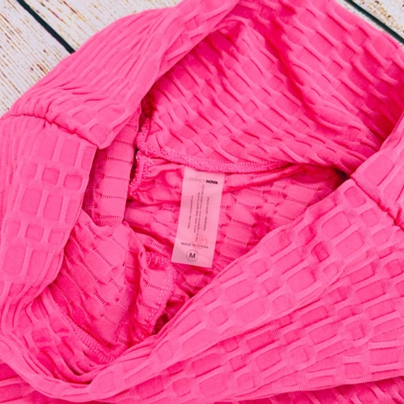 Set of 6 Honey Comb Scrunch Yoga Legging Pants Butt Lifting Activewear - Picture 3 of 13